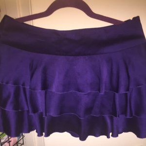 Armani Exchange three-tiered mini skirt